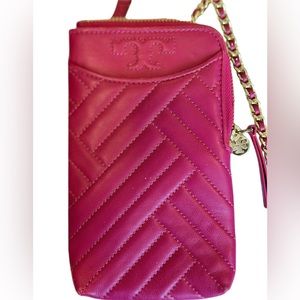Tory Burch party fushia crossbody